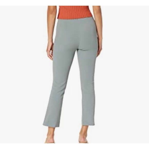 VINCE Crop Flare Pants in Sea Stone XXXL NWT $295 Career Preppy Pull On - Picture 2 of 13